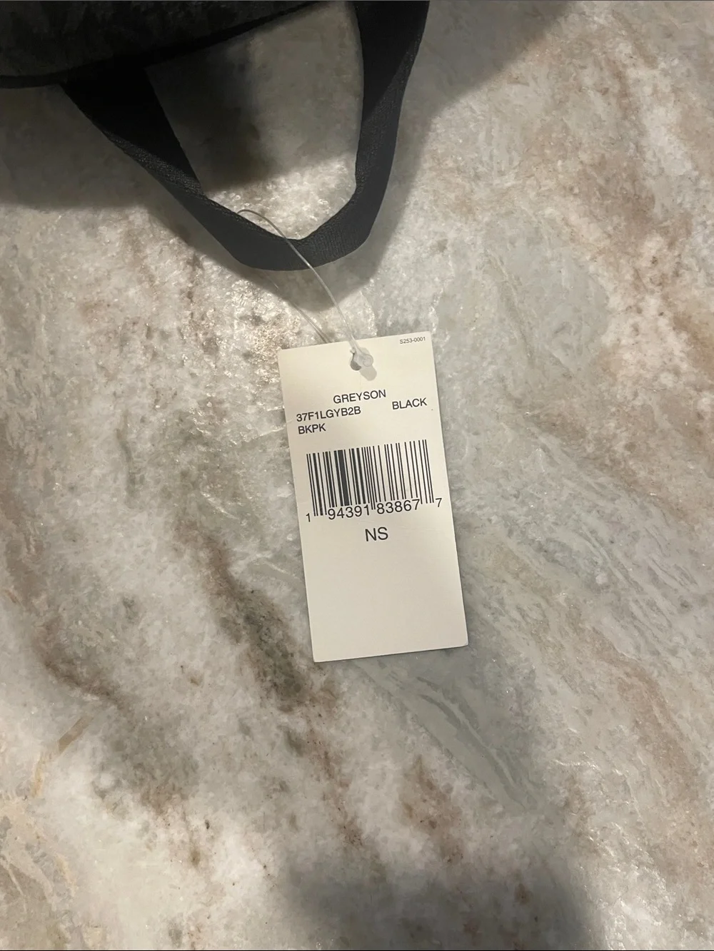 Michael Kors Charcoal/Black MK Monogram Backpack